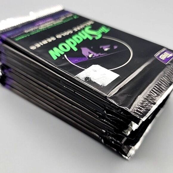 The Shadow Deluxe Gold Series Movie Trading Cards 13 Packs Price Tag Visible - Picture 6 of 6